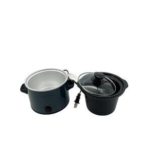 Prepology 2-qt Round Slow Cooker with Tempered Glass Lid